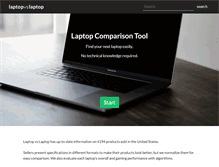 Tablet Screenshot of laptopvslaptop.com